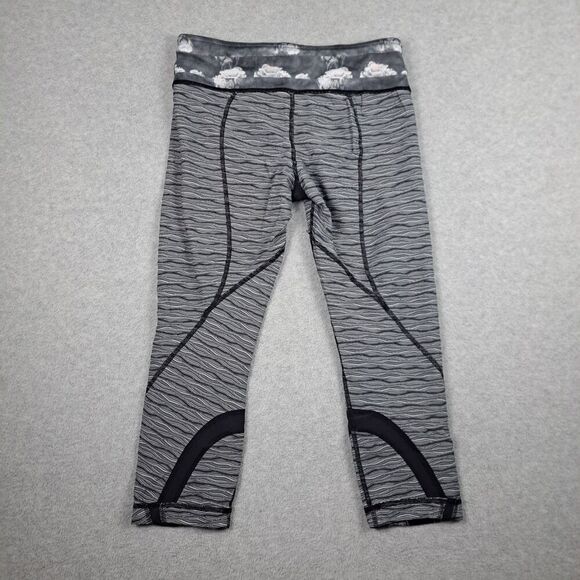 Lululemon Inspire Tight II Strive Leggings Multi Black Inseam Womens Size 8 - Picture 10 of 12
